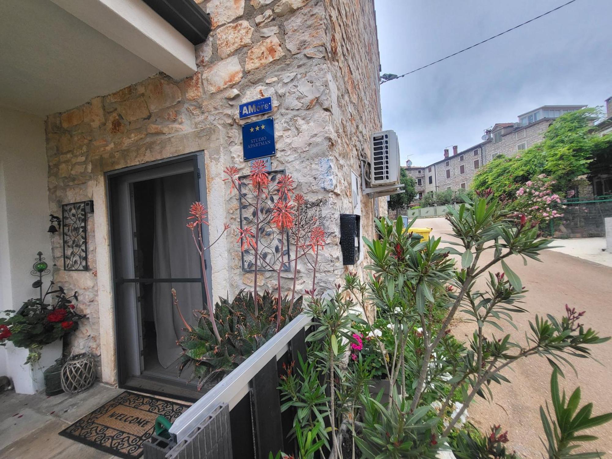 Villa Amore Radini Istrian Romantic Studio With Private Parking And Terrace Brtonigla Exteriör bild